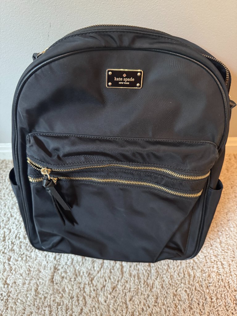 Kate Spade Bradley Nylon Black Laptop Backpack